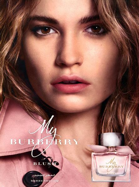 lily james burberry blush|A Signature Scent .